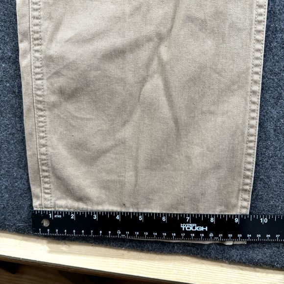 Carhartt Pants Men's 38x32 Relaxed Fit Tan Carpenter Work B324-DKH - Picture 6 of 8